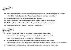 Schulordnung Teil 3