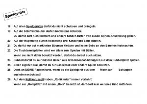 Schulordnung Teil 4